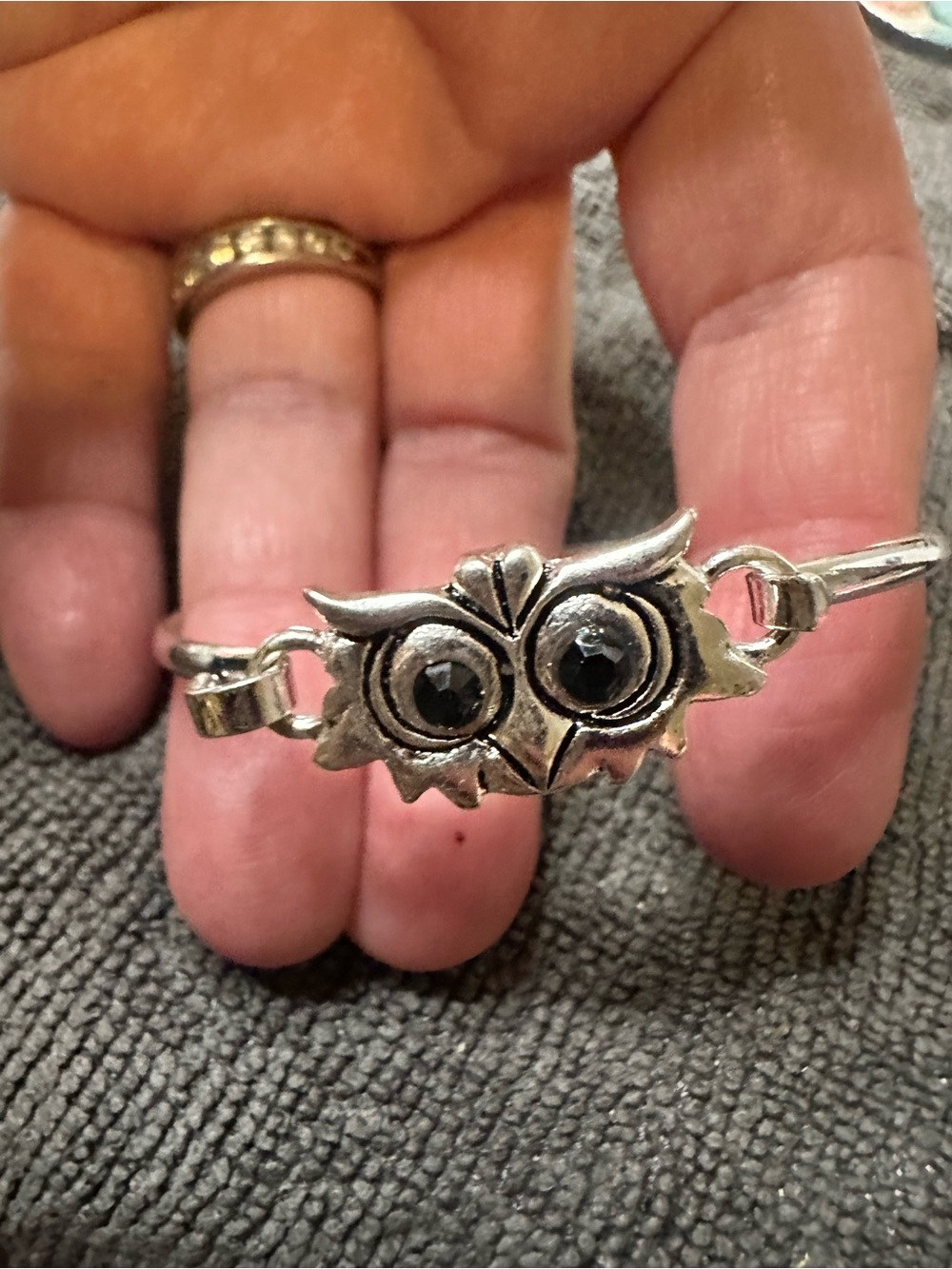 Silver Owl Accent Bracelet - Women Jewelry